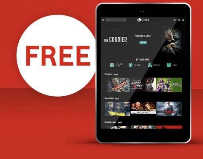 Free Movie Rental from Chili @ Vodafone VeryMe Rewards