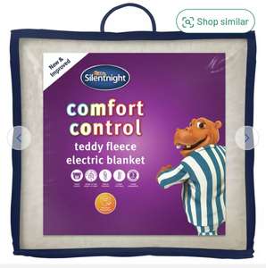 Silentnight Comfort Control. Electric Underblanket - Double - £9 (Free Collection) @ Argos