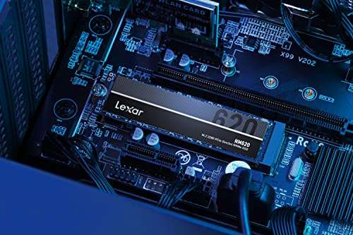 Lexar NM620 1TB SSD, M.2 2280 PCIe Gen3x4 NVMe 1.4 Internal SSD, Up to 3500MB/s Read, 3000MB/s Write