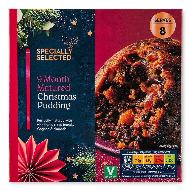 Specially Selected Christmas Pudding 9 Months Matured 800g - Hythe