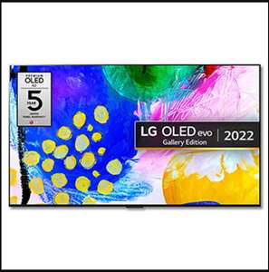 LG OLED55G26LA (2022) HDR 4K Ultra HD Smart TV, 55 inch with Freeview HD/Freesat HD with member sign up bonus and 10% discount
