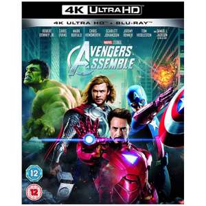 Avengers Assemble 4k Ultra HD Blu Ray £6.80 with code @ mixed_media_sales ebay