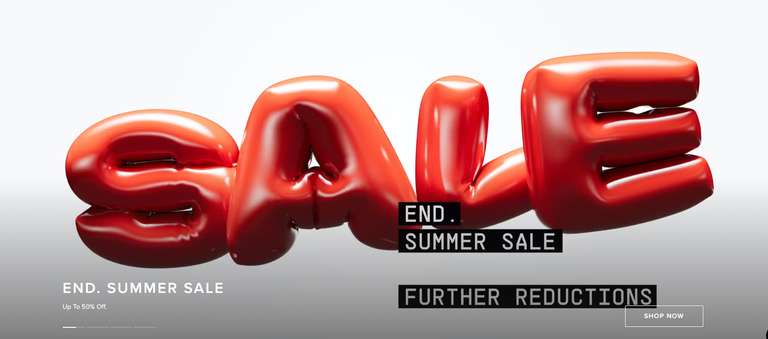 Summer Sale - Up to 50% off e.g. Nike Air Force 1 £69 + £6.99 delivery @ End Clothing