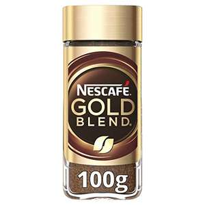 Nescafe Gold Blend Instant Coffee 100g (Pack of 6) £15 / £12.75 Subscribe & Save With Amazon