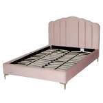 Sophia Scallop Double Bed - Blush - £150.00 Delivered @ Homebase