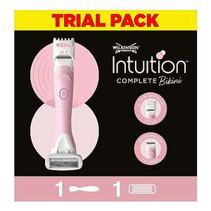 Wilkinson Sword Intuition Complete Bikini For Women - Trimmer and Razor with 5 Blades - £10.45 S&S (Possibly £8.25 with 20% Voucher Applied)