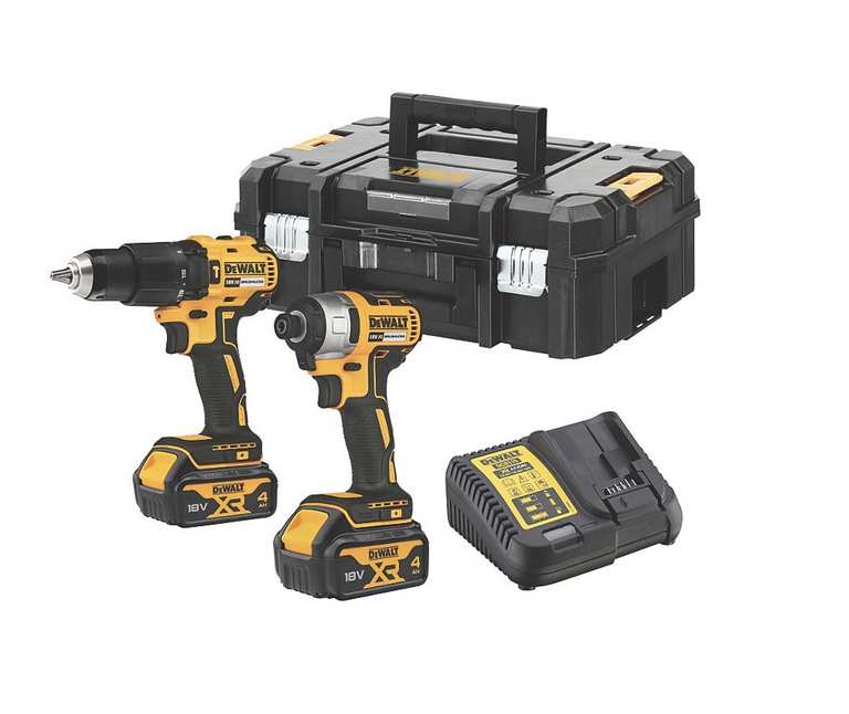 Dewalt DCK2060M2T 18v 2 X 4.0ah Li-ion XR Brushless Cordless Twin Pack