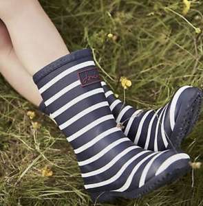 Joules Boys Roll Up Wellies - Navy Stripe £8.95 free delivery @ Joulesoutlet EBay