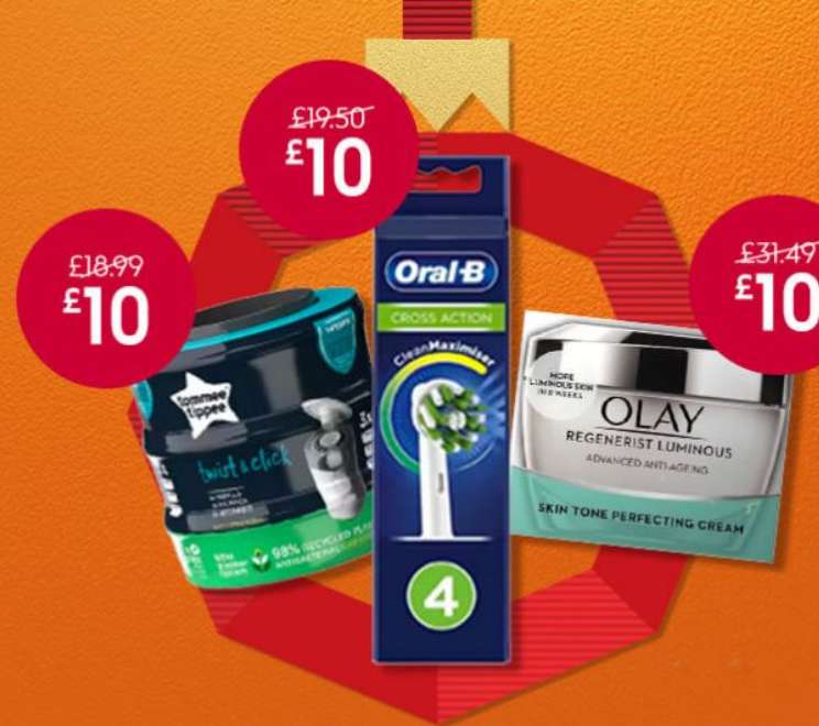 £10 Tuesday - Brands include Clinique, Olay,Max Factor, Tommee Tippee and More £1.50 Click and collect Free on £15 Spend @ Boots