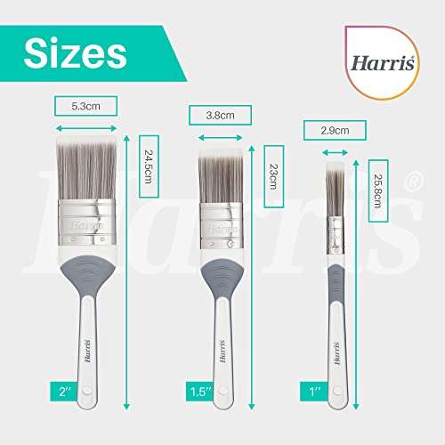 Harris SGOOD 5BRUSH Set, 1 x 0.5, 1 x 1, 1 x 1.5, 2 x 2 Paint Brushes