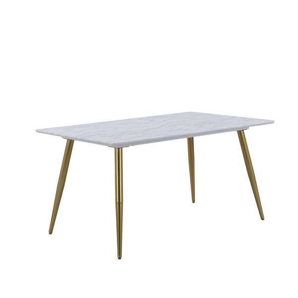 Kendall 6 Seater Rectanglular Dining Table, Marble Effect - £89.50 + £9.95 delivery @ Dunelm