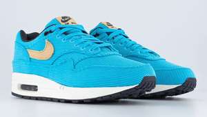 NIKE Air Max 1 Men's Trainers - Baltic / Gridiron | Sizes: UK 5, 5.5, 6 | Free 'Click & Collect' (+10% UNiDAYS = £43.20)