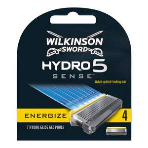 Wilkinson Sword Hydro 5 Sense blades {4pk} 49p at Superdrug Lincoln