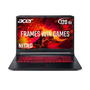 ACER Nitro 5 17.3" FHD 120Hz Gaming Laptop i5-10300H 8GB RAM 512GB SSD GTX 1650 4GB Refurbished - £439 with code @ Laptop Outlet / eBay