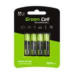 Green Cell 2600 mAh 1.2 V 4 Pieces Pre-Charged Ni-MH Rechargeable AA Batteries (Used/Very Good) - £4.20 @ Amazon Warehouse