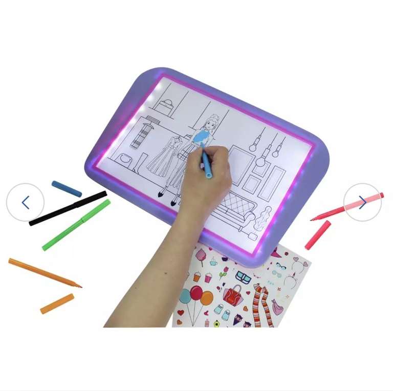 Chad Valley Be U Light Up Fashion Tracing Tablet £5.50 + Free