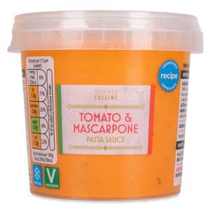 Inspired Cuisine Tomato & Mascarpone / Tomato & Basil Pasta Sauce 350g