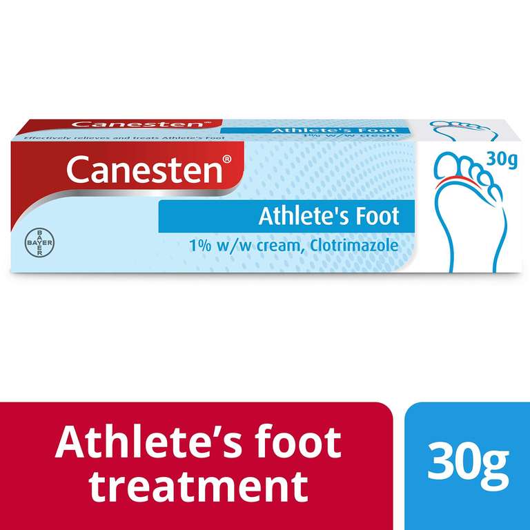 Canesten Athlete’s Foot 1% w/w Cream 30g