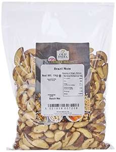 Old India Brazil Nuts 1kg £9.23 (£8.77 Subscribe & Save / £7.85 with 15% off) @ Amazon