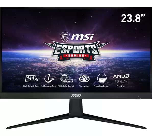 MSI Optix G241 24" IPS 144Hz Full HD Gaming Monitor £139 delivered @ Currys