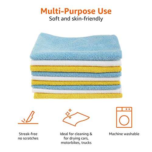Amazon Basics Microfibre Cleaning Cloths Pack of 24 - £9.85 / £9.36 Subscribe & Save @ Amazon