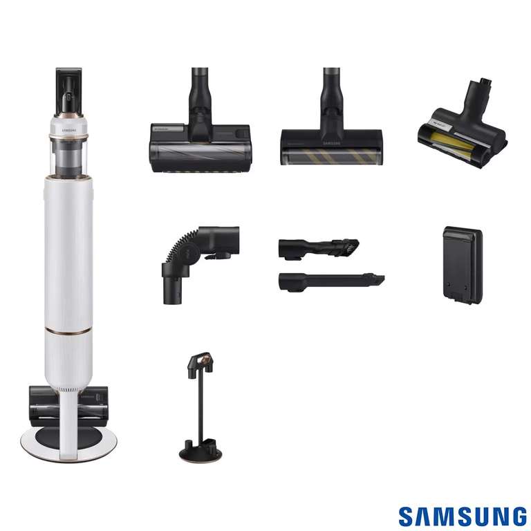 Samsung Bespoke Jet Vacuum Cleaner, VS20A95823W/EU - White - Reduced PLUS upto £150 Cashback if you recycle old Vacuum!