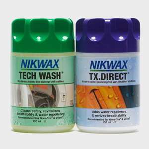 Nikwax Tech Wash/TX Direct (Twin Pack) £4 + £4.95 delivery at Blacks