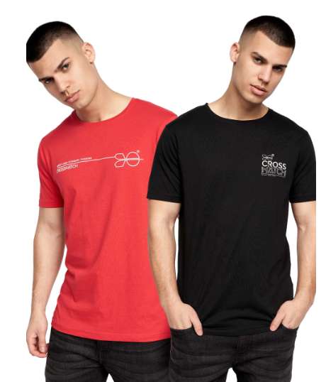 2pack T-Shirts 6 styles reduced with code