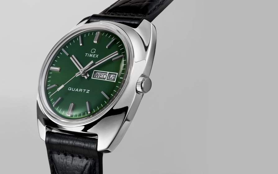 Time Watch Colourful Timex Q 1978 Green Dial 37.5mm Watch at £74.99 from STOCS UK eBay ...
