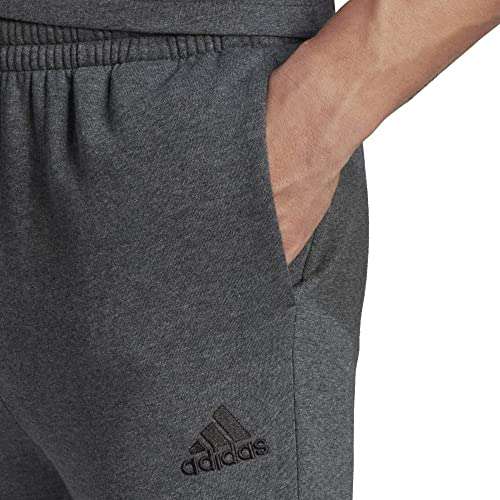 adidas Men's Essentials Fleece Regular Tapered Sweat Pants (size M)