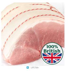 Market Street British Pork Leg Joint Typically: 1.8kg at £6.30 / £3.50 per kg