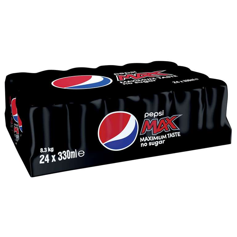 Pepsi Max/Cherry/Diet/Mango 24 330ml Can Pack | Clubcard Price @ Tesco