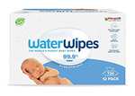 WaterWipes Original Plastic Free Baby Wipes, 720 Count (12 packs),99.9% Water Based Wet Wipes & Unscented for Sensitive Skin £24.93 @ Amazon