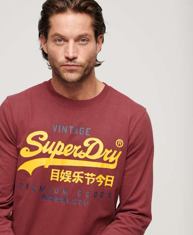 Superdry Classic Graphic Logo Long Sleeve Top