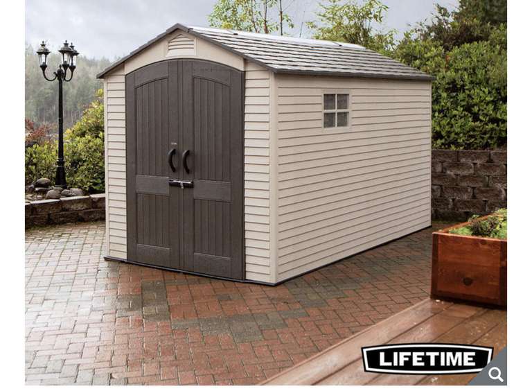 Lifetime 7ft x 12ft (2.1 x 3.6m) Outdoor Storage Shed - Model 60282 £949.99 (Members Only) @ Costco