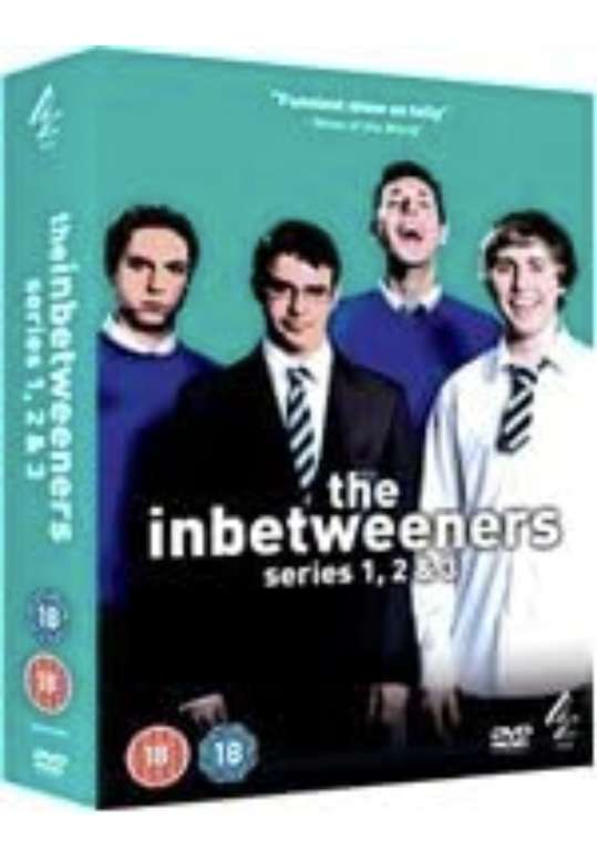 The Inbetweeners - Series 1-3 - Complete (used very good) with code