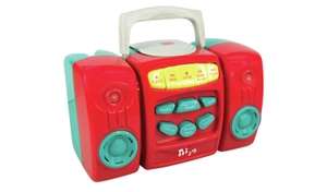 Chad Valley CD Player Toy with three pretend CDs with 21 popular nursery rhymes - Red - £7.50 Click & Collect @ Argos