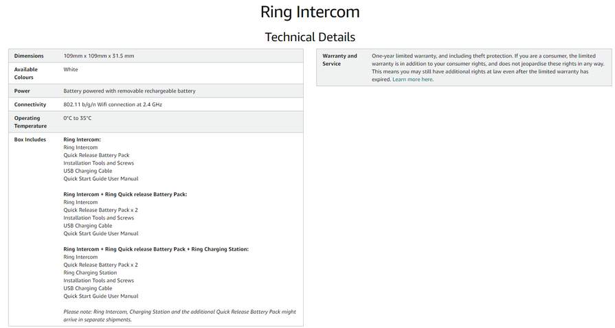 Ring Intercom by   Intercom upgrade, Remote Unlock, Works with  Alexa, Two-Way Talk (check compatibility) : : DIY & Tools