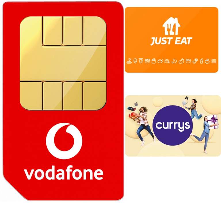 Get 100GB Vodafone Upgrade 5G Data For £16pm (Effective £7.67pm W/£99 Cashback) + £20 Gift Card £192 / £93 @ Mobiles.co.uk Via Giftcloud