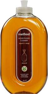 Method Wooden Floor Cleaner, Almond, 739 ml / £2.85 S&S