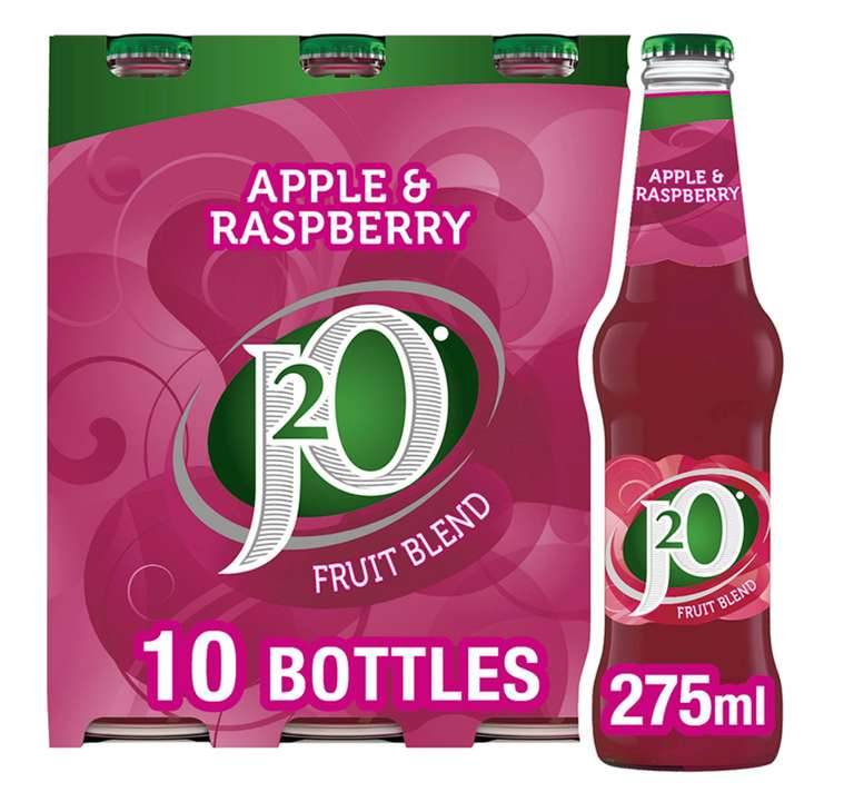 J2O Apple & Raspberry Juice Drink 10x275ml £5.50 @ Sainsbury's