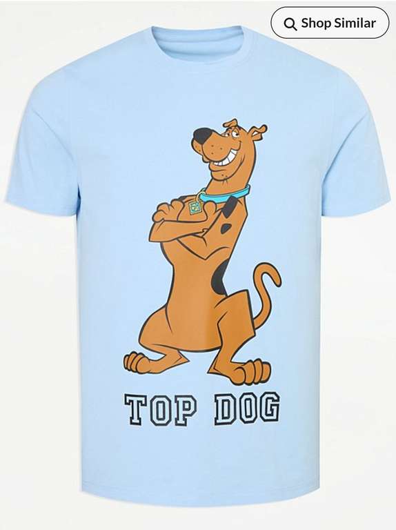 20% off T-Shirts - Marvel Deadpool Black Cool Dad T-Shirt / Scooby-Doo! Blue Top / Garfield Grey Eat Your Heart Out £8 each - Free C&C