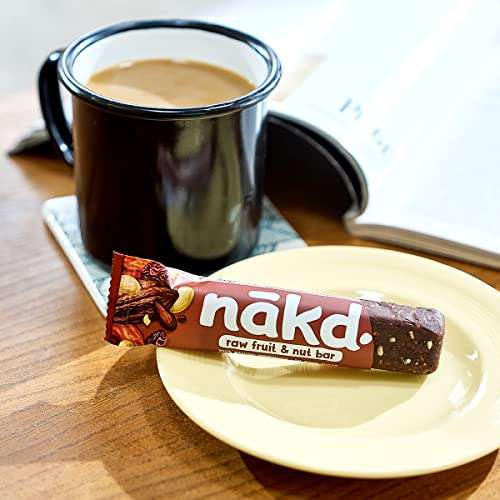 Nakd Cocoa Orange Natural Fruit & Nut Bars - Vegan - Healthy Snack - Gluten Free - 35g x 18 bars £8.55 S&S