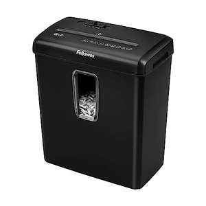 Fellowes Powershred FS-6C 6 Sheet Cross Cut Personal Shredder for Home and Office Use - 15 Litre Bin