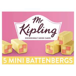 Mr Kipling Mini Battenberg Cakes 5 Pack - £1.25 @ Morrisons