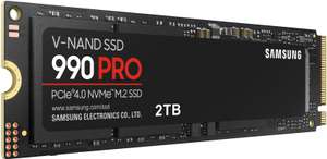 2TB Samsung 990 PRO PCIe 4.0 NVMe M.2 SSD 7,450 MB/s read 6,900 MB/s write