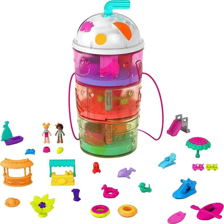 Polly Pocket Spin 'n Surprise Smoothie Playset £12.74 with code delivered at Bargain Max