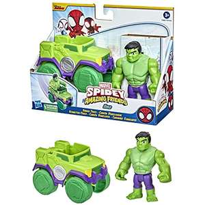Hasbro Marvel Spidey and His Amazing Friends Hulk Action Figure and Smash Truck Vehicle £9.99 @ Amazon