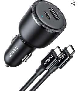 UGREEN 63W USB C Car Charger (compatible w/ Samsung s23 ultra super fast charging - £19.99 @ UGREEN / Amazon