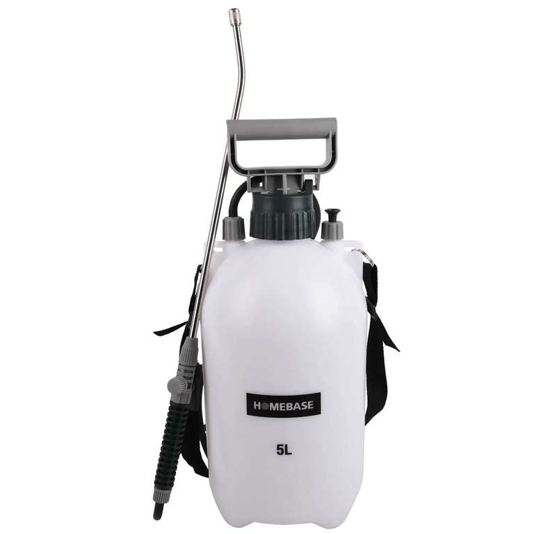 Garden Pressure Sprayer With Metal Rod, 5L - £8 + free collection @ Homebase